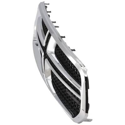 Rareelectrical - New Black/Chrome Grille Assembly Compatible With Dodge Durango Sxt 6 Cyl 3.6L Durango Sxt 8 Cyl 5.7L - Image 3