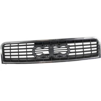 New Chrome Shell Grille Assembly Compatible With Audi A4 Quattro Base 6 Cyl 3.2L A4 Quattro Base 4