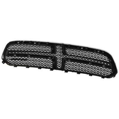 Rareelectrical - New Black/Chrome Grille Assembly Compatible With Dodge Durango Limited 6 Cyl 3.6L Durango Sxt 6 Cyl - Image 6