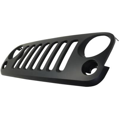 Rareelectrical - New Paintable Grille Assembly Compatible With Jeep Wrangler Sahara 6 Cyl 3.6L Wrangler Jk Unlimited - Image 3