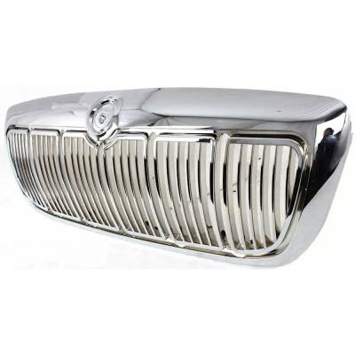 Rareelectrical - Chrome Grille Assembly Compatible With Mercury Grand Marquis Ls 8 Cyl 4.6L Grand Marquis Gs 8 Cyl - Image 2