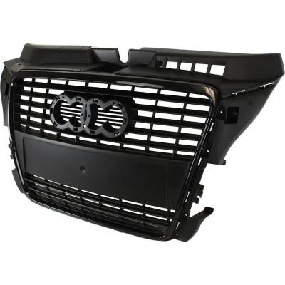 Rareelectrical - New Primed Grille Assembly Compatible With Audi A3 Quattro Base 4 Cyl 2.0L A3 Sportback 4 Cyl 2.0L - Image 2