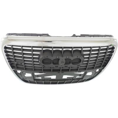 Rareelectrical - New Silver Black Grille Assembly Compatible With Audi A6 Quattro Avant 6 Cyl 3.2L A6 Base 6 Cyl 3.2L - Image 4