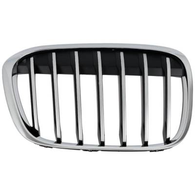 Rareelectrical - Chrome Grille Assembly Compatible With Bmw X1 Xdrive28i 4 Cyl 2.0L X1 Sdrive28i 4 Cyl 2.0L 2016-2019 - Image 2