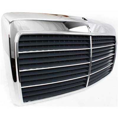 Rareelectrical - New Grille Assembly Compatible With Mercedes Benz 300E 2.8 6 Cyl 2.8L 400E Base 8 Cyl 4.2L 300D 2.5 - Image 3