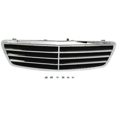 New Grille Assembly Compatible With Mercedes Benz C230 Kompressor 4 Cyl 1.8L C240 4Matic 6 Cyl 2.6L