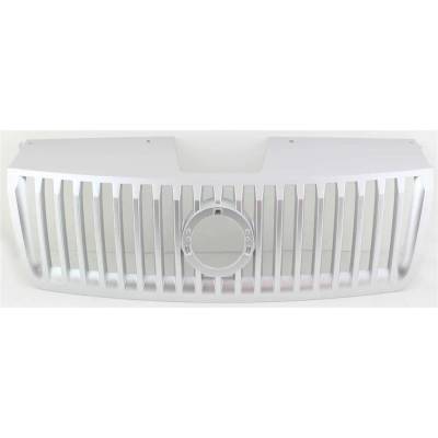 New Painted Silver Grille Assembly Compatible With Mercury Milan Base 4 Cyl 2.3L Milan Base 6 Cyl