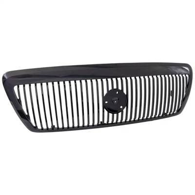 Rareelectrical - Painted Black Grille Assembly Compatible With Mercury Marauder Base 8 Cyl 4.6L 2003-2004 By - Image 3