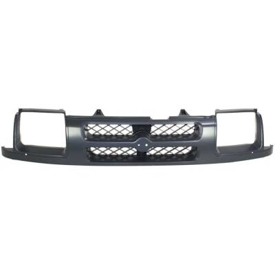 New Grille Assembly Compatible With Nissan Xterra Xe 4 Cyl 2.4L Xterra Se 6 Cyl 3.3L Xterra Xe 6 Cyl