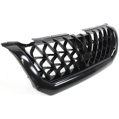 Rareelectrical - New Painted Black Grille Assembly Compatible With Mitsubishi Montero Sport Limited 6 Cyl 3.5L - Image 3
