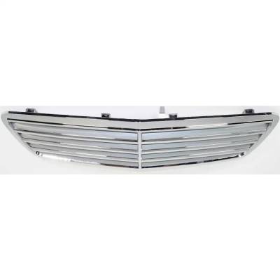 Rareelectrical - New Chrome Shell Grille Assembly Compatible With Mercedes Benz C240 4Matic 6 Cyl 2.6L C350 Sport 6 - Image 6