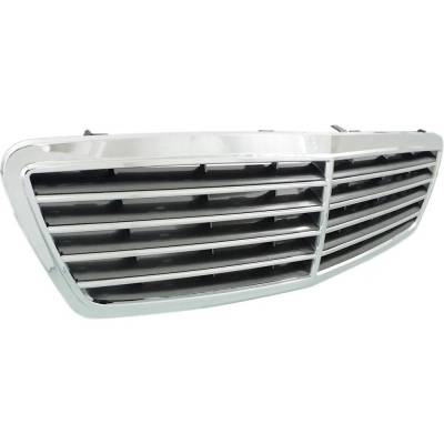 Rareelectrical - New Chrome Shell Grille Assembly Compatible With Mercedes Benz S65 Amg Base 12 Cyl 6.0L S500 Base 8 - Image 3