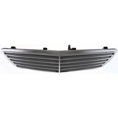 Rareelectrical - New Chrome Shell Grille Assembly Compatible With Mercedes Benz C240 4Matic 6 Cyl 2.6L C32 Amg Base 6 - Image 5