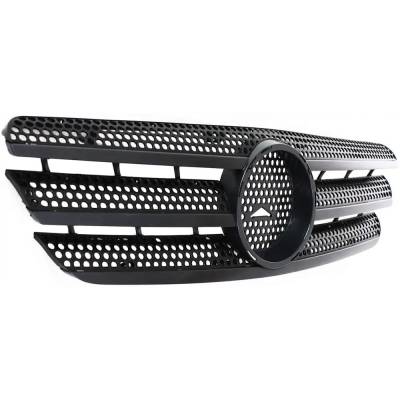 Rareelectrical - New Black Grille Assembly Compatible With Mercedes Benz Ml350 Base 6 Cyl 3.7L Ml320 Base 6 Cyl 3.2L - Image 3