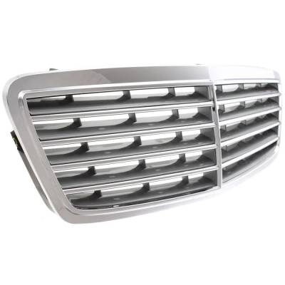 Rareelectrical - New Chrome Shell Grille Assembly Compatible With Mercedes Benz C32 Amg Base 6 Cyl 3.2L C240 4Matic 6 - Image 3