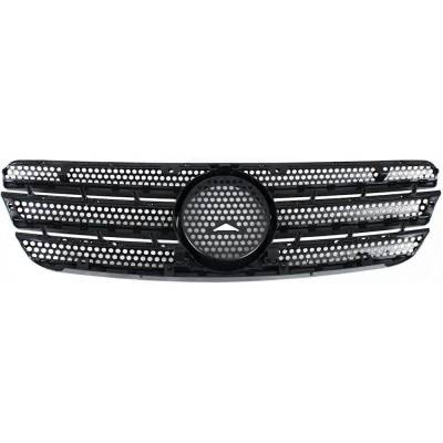 Rareelectrical - New Black Grille Assembly Compatible With Mercedes Benz Ml350 Base 6 Cyl 3.7L Ml320 Base 6 Cyl 3.2L - Image 4