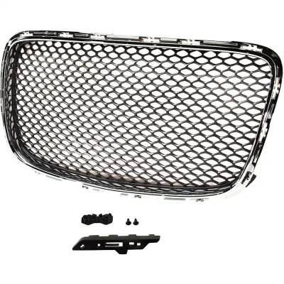 Rareelectrical - New Grille Assembly Compatible With Chrysler 300 Touring 6 Cyl 3.6L 300 C 8 Cyl 5.7L 300 S 6 Cyl - Image 3