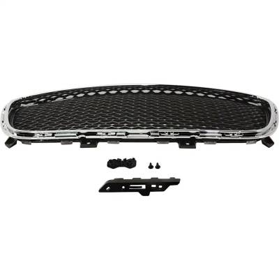 Rareelectrical - New Grille Assembly Compatible With Chrysler 300 Touring 6 Cyl 3.6L 300 C 8 Cyl 5.7L 300 S 6 Cyl - Image 4