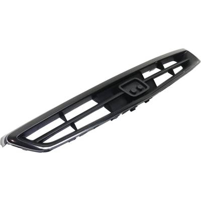 Rareelectrical - New Paintable Grille Assembly Compatible With Honda Civic Hx 4 Cyl 1.6L Civic Ex 4 Cyl 1.6L Civic Cx - Image 3