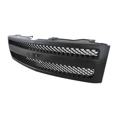 Rareelectrical - New Grille Assembly Compatible With Chevrolet Silverado 1500 Xfe 8 Cyl 5.3L Silverado 1500 Lt 8 Cyl - Image 3