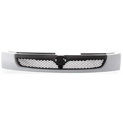 New Gray Shell Grille Assembly Compatible With Mazda Protege Es 4 Cyl 1.8L Protege Lx 4 Cyl 1.5L