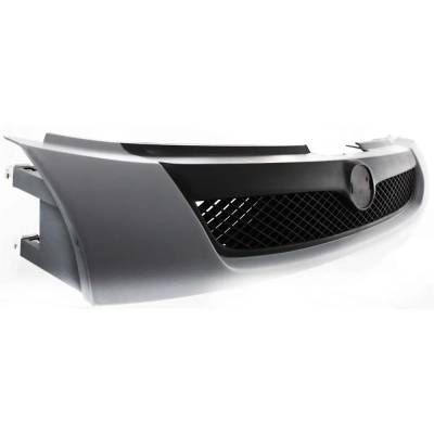 Rareelectrical - New Gray Shell Grille Assembly Compatible With Mazda Protege Dx 4 Cyl 1.5L Protege Lx 4 Cyl 1.5L - Image 3