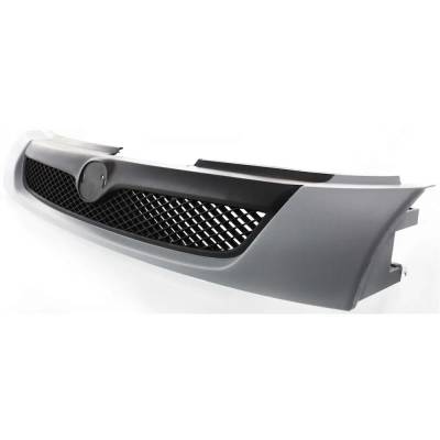 Rareelectrical - New Gray Shell Grille Assembly Compatible With Mazda Protege Es 4 Cyl 1.8L Protege Dx 4 Cyl 1.5L - Image 2
