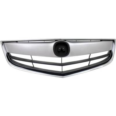 Rareelectrical - New Chrome Shell Grille Assembly Compatible With Acura Ilx Hybrid 4 Cyl 1.5L Ilx Base 4 Cyl 2.0L Ilx - Image 5