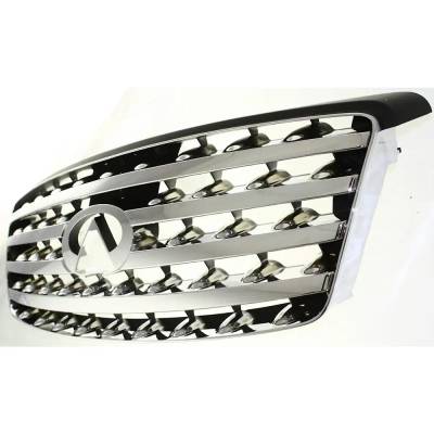Rareelectrical - Chrome Grille Assembly Compatible With Infiniti Fx35 Base 6 Cyl 3.5L Fx45 Base 8 Cyl 4.5L 2003-2005 - Image 3