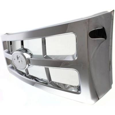 Rareelectrical - New Chrome Grille Assembly Compatible With Ford Escape Limited 4 Cyl 2.5L Escape Xls 4 Cyl 2.5L - Image 3