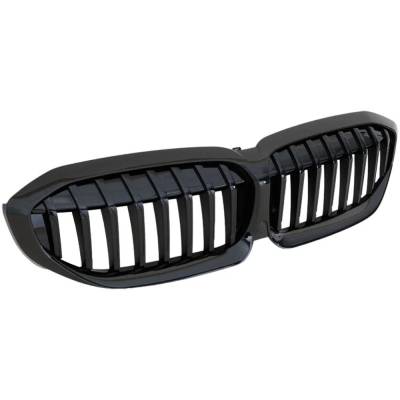Rareelectrical - New Black Grille Assembly Compatible With Bmw 330I Base 4 Cyl 2.0L 330I Xdrive Base 4 Cyl 2.0L - Image 3