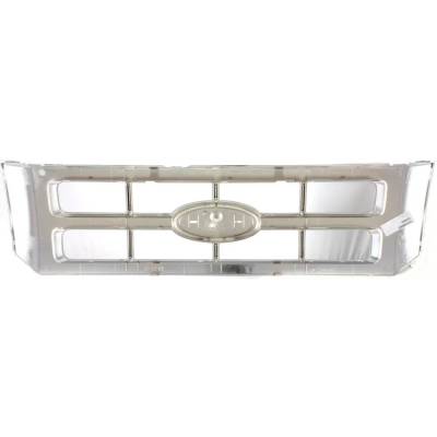 Rareelectrical - New Chrome Grille Assembly Compatible With Ford Escape Xls 4 Cyl 2.3L Escape Limited 6 Cyl 3.0L - Image 4