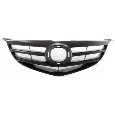 New Grille Assembly Compatible With Mazda 3 I 4 Cyl 2.0L 3 Sp23 4 Cyl 2.3L 3 S 4 Cyl 2.3L 2004-2006