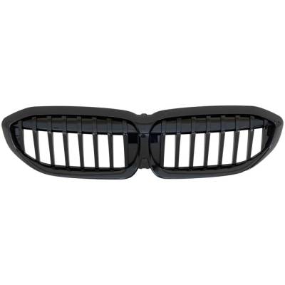 Rareelectrical - Black Grille Assembly Compatible With Bmw 330I Xdrive Base 4 Cyl 2.0L 330I Base 4 Cyl 2.0L 2019-2022 - Image 2