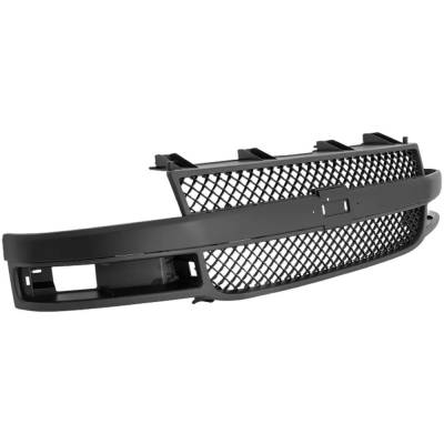 Rareelectrical - New Dark Gray Grille Assembly Compatible With Chevrolet Express 3500 Lt 8 Cyl 6.0L Express 2500 Lt 8 - Image 3