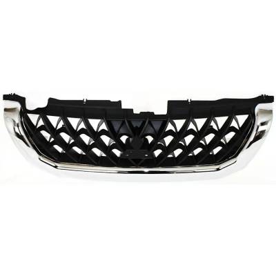 Rareelectrical - New Chrome Shell Grille Assembly Compatible With Mitsubishi Montero Sport Es 6 Cyl 3.0L Montero - Image 5