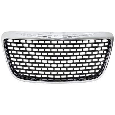 Rareelectrical - New Chrome Grille Assembly Compatible With Chrysler 300 S 8 Cyl 5.7L 300 Srt8 Core 8 Cyl 6.4L 300 C - Image 2