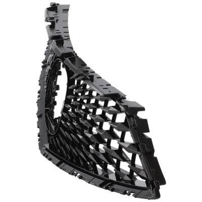 Rareelectrical - New Painted Black Grille Assembly Compatible With Acura Mdx Base 6 Cyl 3.5L 2022-2024 By 71121Tyaa00 - Image 3