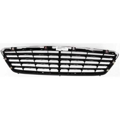 Rareelectrical - New Chrome Shell Grille Assembly Compatible With Mercedes Benz E430 Base 8 Cyl 4.3L E55 Amg Base 8 - Image 4