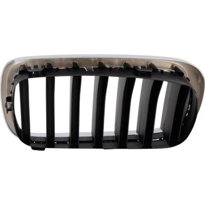 Rareelectrical - New Textured Black Grille Assembly Compatible With Bmw X5 Sdrive35i 6 Cyl 3.0L X5 Xdrive35d 6 Cyl - Image 4