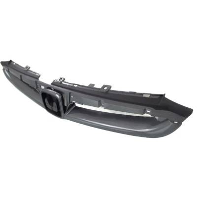 Rareelectrical - New Primed Grille Assembly Compatible With Honda Accord Ex 4 Cyl 2.4L Accord Hybrid 6 Cyl 3.0L - Image 2