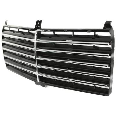 Rareelectrical - New Black Grille Assembly Compatible With Mercedes Benz 190D 2.2 4 Cyl 2.2L 190E 2.6 6 Cyl 2.6L 190E - Image 2