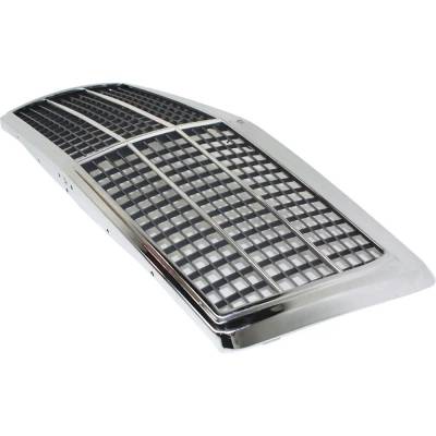 Rareelectrical - New Chrome Shell Grille Assembly Compatible With Mercedes Benz 190E 2.6 6 Cyl 2.6L 190D 2.2 4 Cyl - Image 4