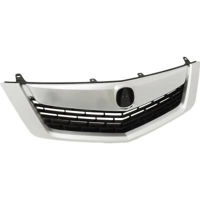 Rareelectrical - New Primed Grille Assembly Compatible With Acura Tsx Base 4 Cyl 2.4L Tsx V6 6 Cyl 3.5L 2009-2010 By - Image 3