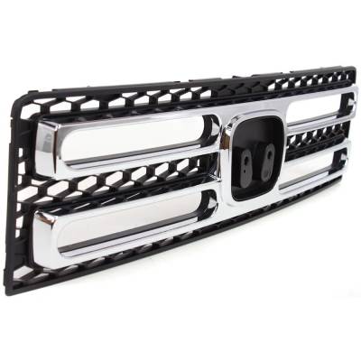 Rareelectrical - New Painted Black Grille Assembly Compatible With Honda Ridgeline Lx 6 Cyl 3.5L Ridgeline Rts 6 Cyl - Image 3