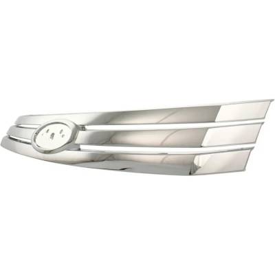 Rareelectrical - New Chrome Grille Assembly Compatible With Ford Fusion Sel 6 Cyl 3.0L Fusion S 4 Cyl 2.3L Fusion Se - Image 2