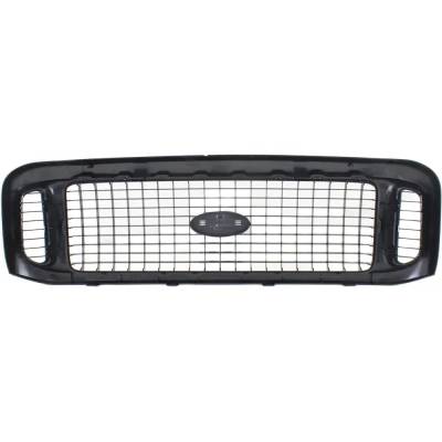 Rareelectrical - New Painted Black Grille Assembly Compatible With Ford Excursion Limited 8 Cyl 6.0L Excursion Eddie - Image 5