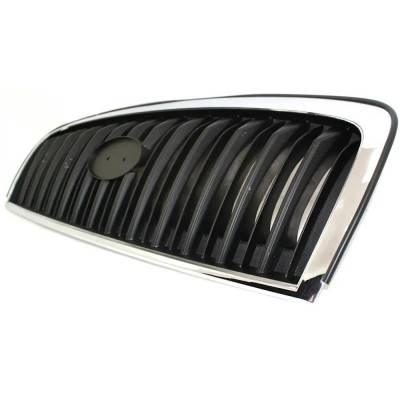 Rareelectrical - New Chrome/Painted Black Grille Assembly Compatible With Hyundai Sonata Lx 6 Cyl 2.7L Sonata Gls 6 - Image 2