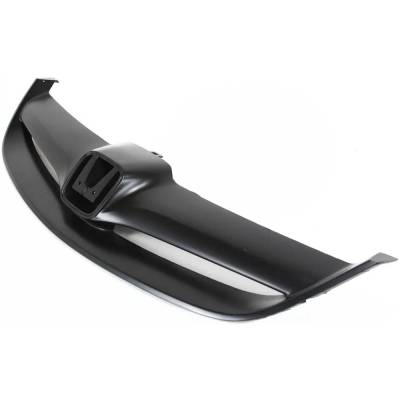 Rareelectrical - New Painted Black Grille Assembly Compatible With Honda Civic Si 4 Cyl 2.0L Civic Dx 4 Cyl 1.7L - Image 2