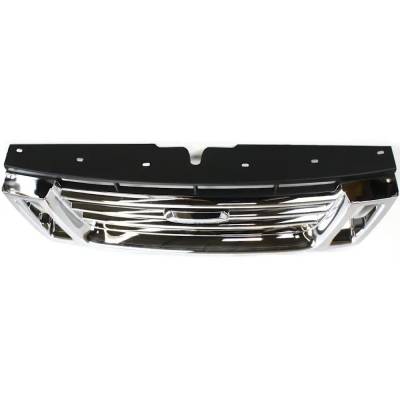 Rareelectrical - New Chrome/Black Insert Grille Assembly Compatible With Ford Explorer Sport Trac Xlt 8 Cyl 4.6L - Image 5